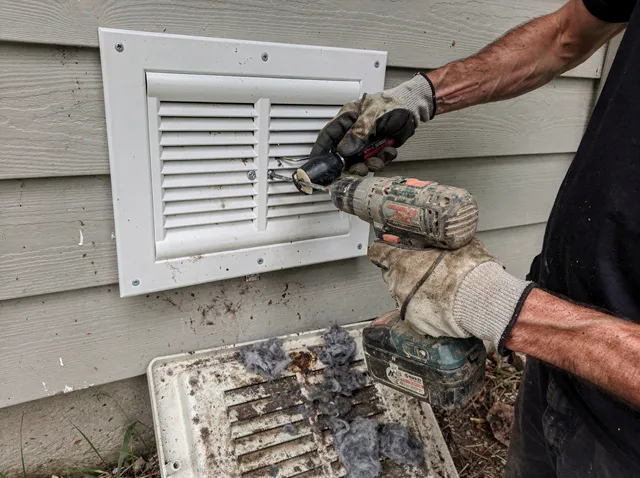 Dryer Vent Cover Replacement in Wethersfield