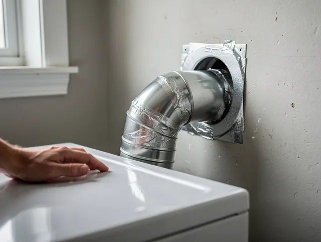 Wethersfield Dryer Vent Cleaning expert performing professional dryer vent repair and installation in Wethersfield